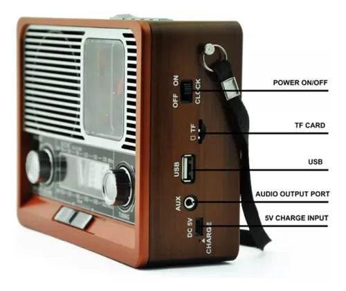 Ktf 1647 fm am radyo usb hafııza kart destekli saatli bluetooth hoperlör