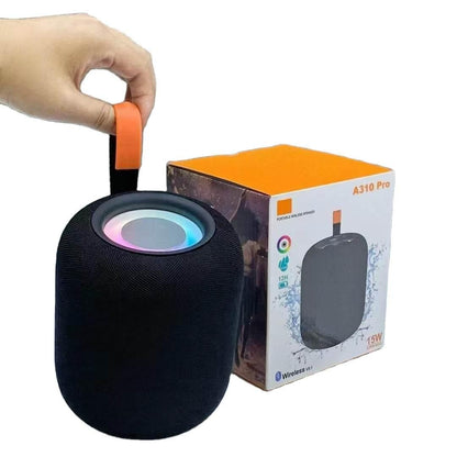 A310 pro ev masaüstü kablosuz taşınabilir LED rgb ışıklı 10 metre menzilli suya dayanıklı 12 saat pil ömürlü şarj edilebilir 15W 5,1v bluetooth hoparlör