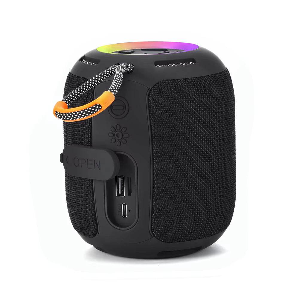 X930 taşınabilir bluetooth hoparlör - kablosuz rgb ışıklı suya dayanıklı speaker yüksek ses gücü 5w outdoor kamp piknik parti hoparlör