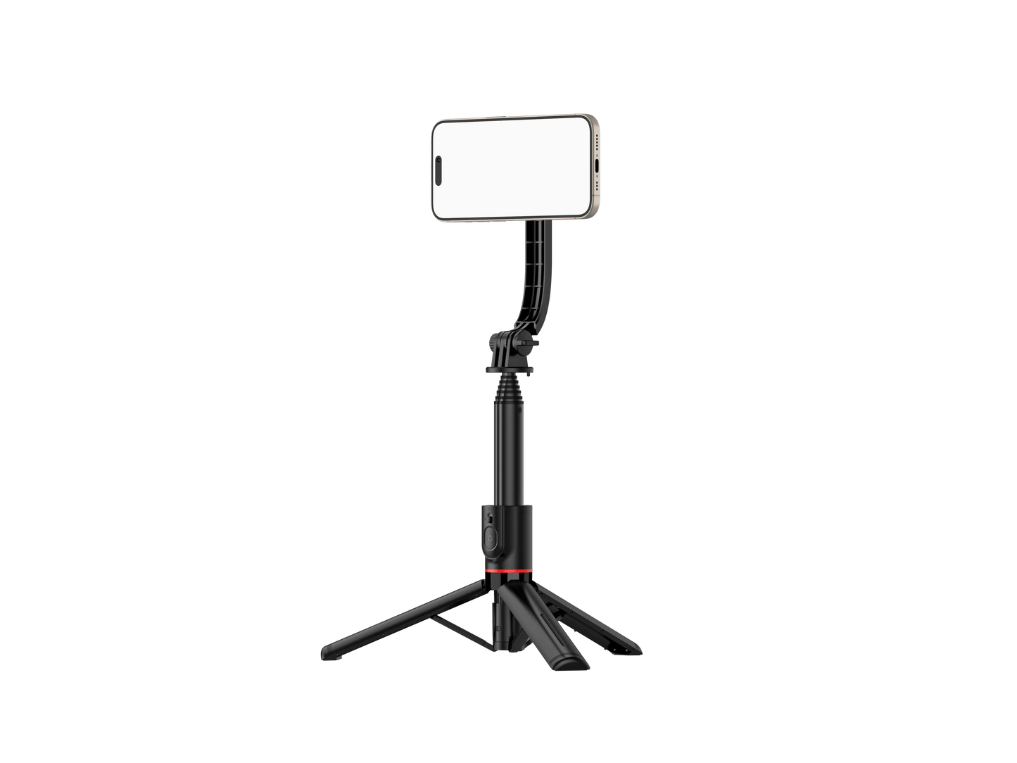L20 1045mm uzayabilir katlanabilir selfie stick | tripod standlı, mıknatıslı, 360° döner başlıklı, bluetooth kontrollü