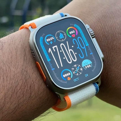 Hw69 ulta2 49mm 2,1 inç amoled ekranlı ios android uyumlu akıllı saat
