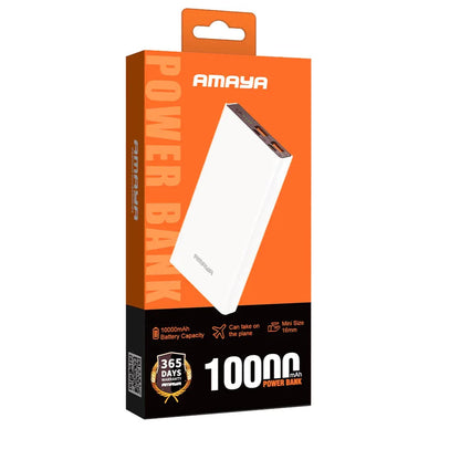 10000 mah ince 16mm uçak seyahati için uygun çift usb çıkışlı powerbank b03