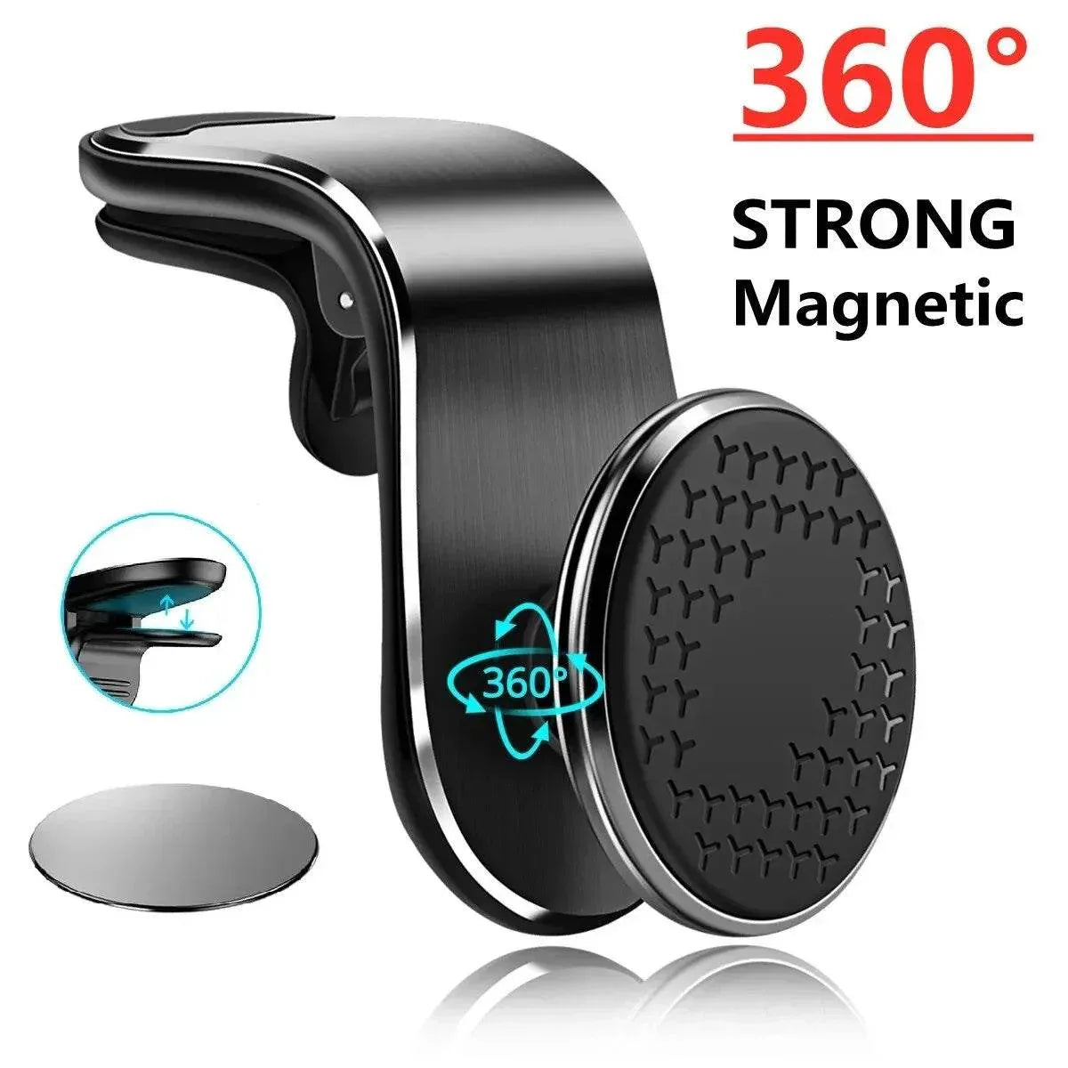Havalandırma izgaraya takılan magnetik mini araç tutucu