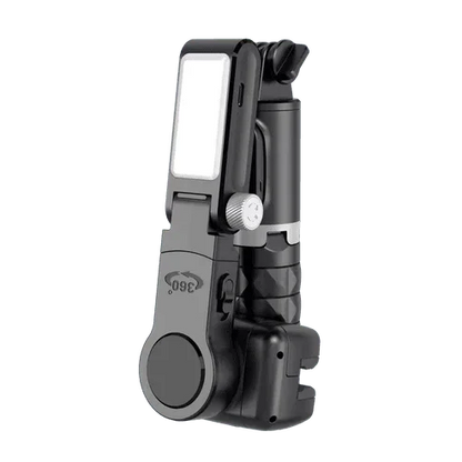Q18 akıllı 360° döner gimbal tripod | ışıklı, kumandalı, katlanabilir, elde taşınabilir telefon sabitleyici stand