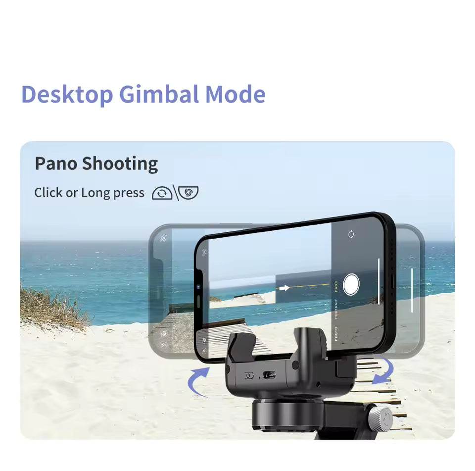 Q18 akıllı 360° döner gimbal tripod | ışıklı, kumandalı, katlanabilir, elde taşınabilir telefon sabitleyici stand