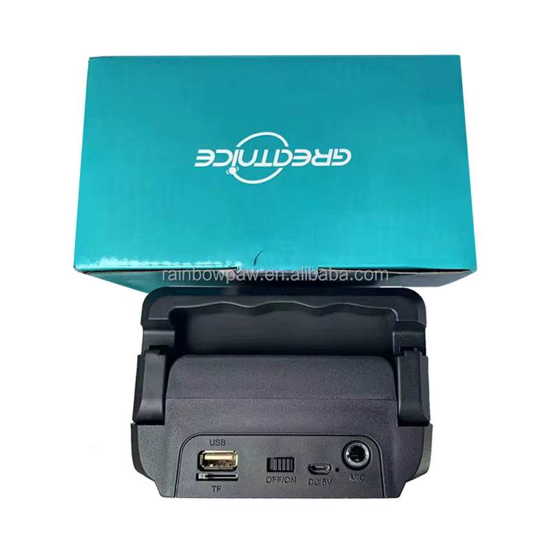 Mikrofonlu çift hoparlörlü ışıklı fm radio usb sd kart bluetooth hoparlör gts-1571