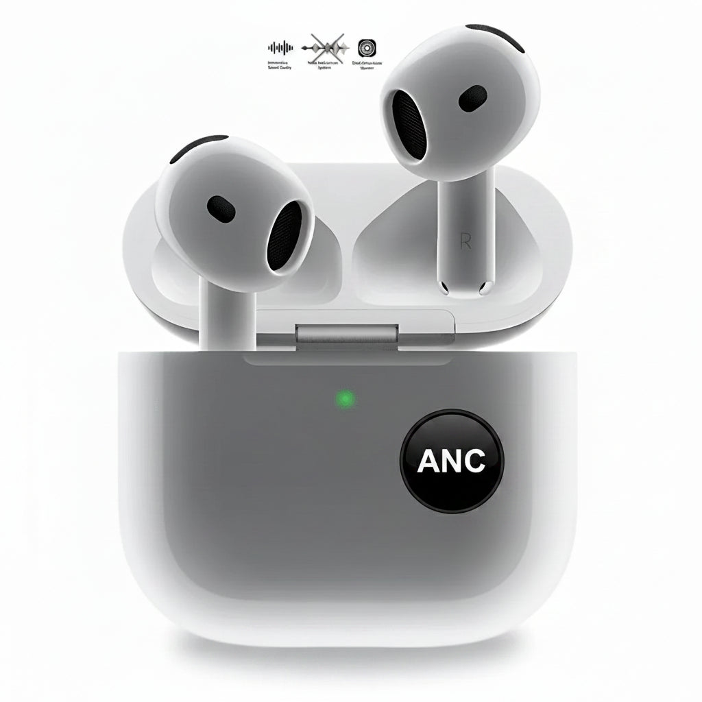 TWS 4.nesil anc aktif gürültü engellemeli ios android uyumlu bluetooth kulaklık - B2N