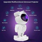 Astronot bluetooth hoparlör | gökyüzü ışık yansıtmalı, kumandalı, 360° döner gece lambası