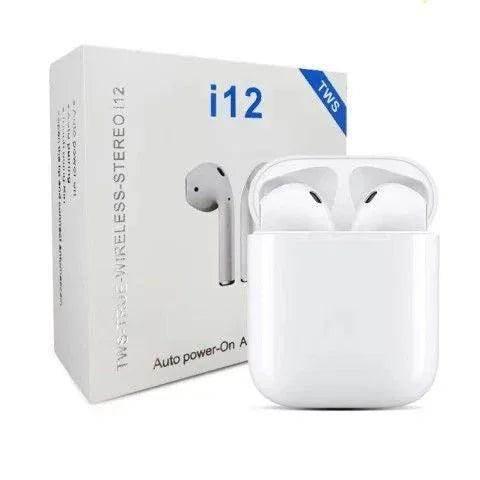 İ12 tws mikrofonla dokunmatik ios android uyumlu bluetooth kulaklık - B1N