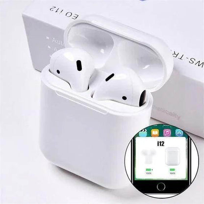 İ12 tws mikrofonla dokunmatik ios android uyumlu bluetooth kulaklık - B1N