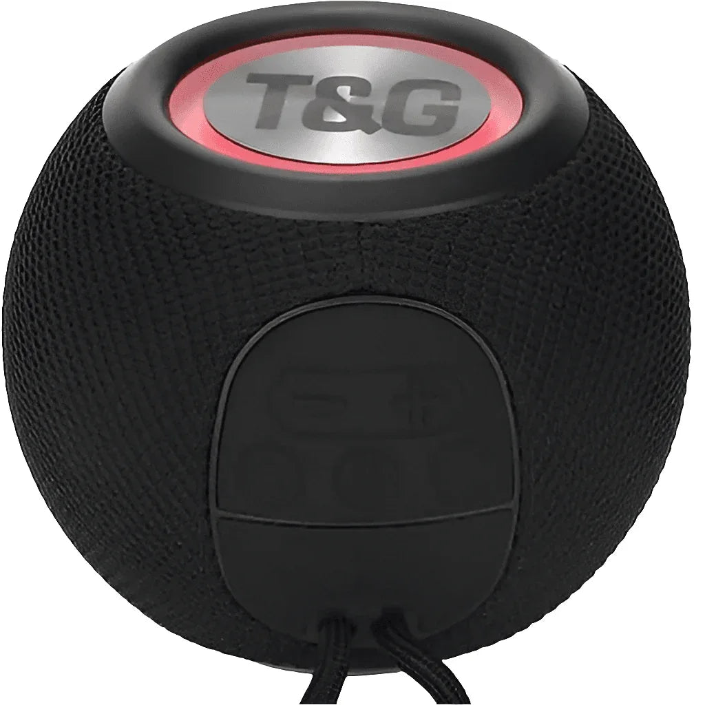 Tg-337 3d stereo su geçirmez rgb led ışıklı 1200mah 5w süper bass fm radyo sd kart usb aux destekli taşınabilir bluetooth hoperlör - H1U