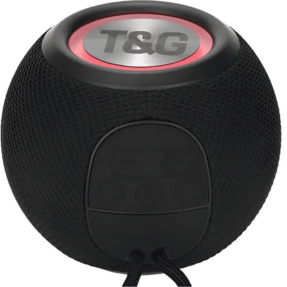Tg-337 3d stereo su geçirmez rgb led ışıklı 1200mah 5w süper bass fm radyo sd kart usb aux destekli taşınabilir bluetooth hoperlör - H1U