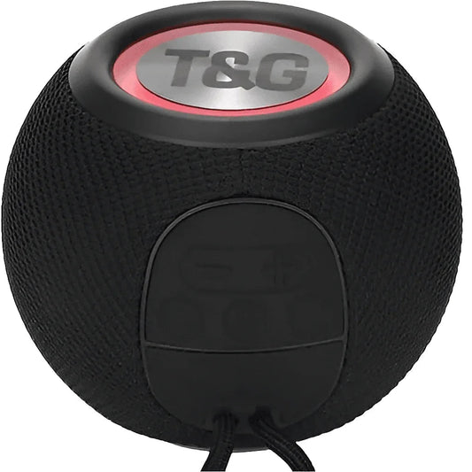 Tg-337 3d stereo su geçirmez rgb led ışıklı 1200mah 5w süper bass fm radyo sd kart usb aux destekli taşınabilir bluetooth hoperlör - H1U