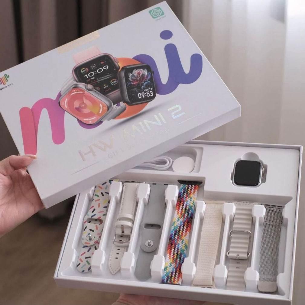 Hw mini2 41mm 1,75 inç chatgbt yapay zeka destekli 7 kordonlu akıllı saat