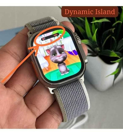 Hw69 ulta2 49mm 2,1 inç amoled ekranlı ios android uyumlu akıllı saat