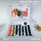 Hw ultra mini 2 41mm 1,75inç ekranlı 7 kordonlu ios android uyumlu akıllı saat