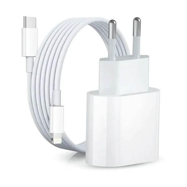 20w typec çıkışlı başlık ve 1m typeC lightning kablo şarj seti - S3K