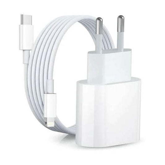 20w typec çıkışlı başlık ve 1m typeC lightning kablo şarj seti - S3K