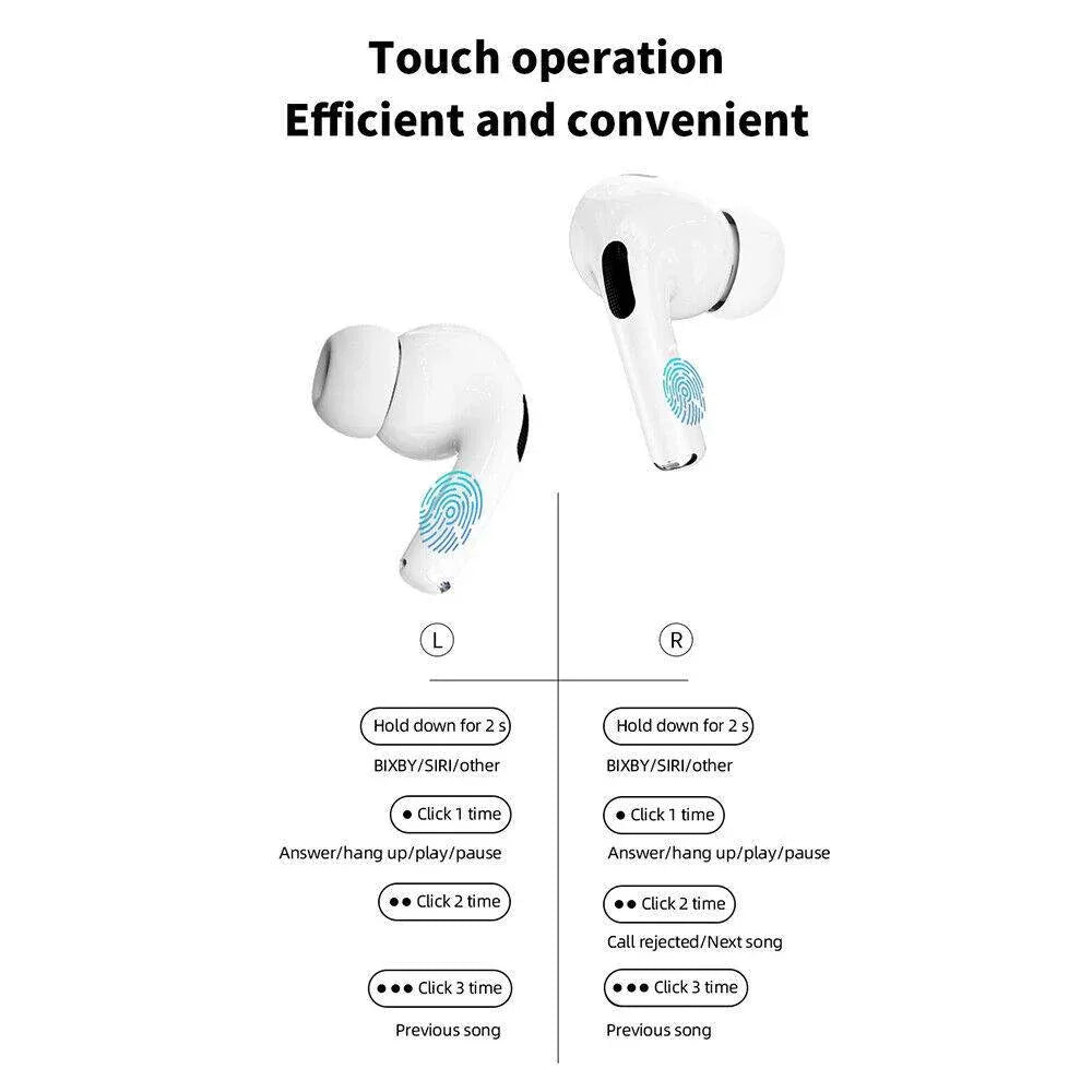 A9/A12 pro ekranlı anc/enc modlu dokunmatik kulak içi bluetooth kulaklık