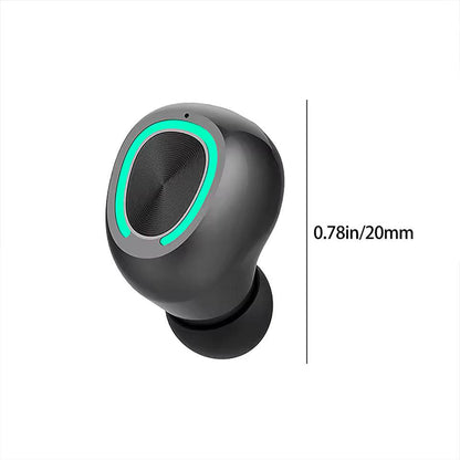 Bq60 kulak içi lastikli dokunmatik hi-fi audio led göstergeli bluetooth kulaklık