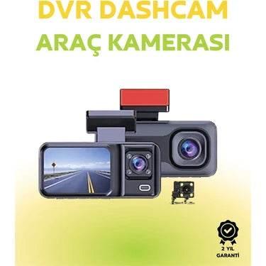 1080p full hd DVR araç içi kayıt dash cam ön arka çift kameralı mikrofonlu