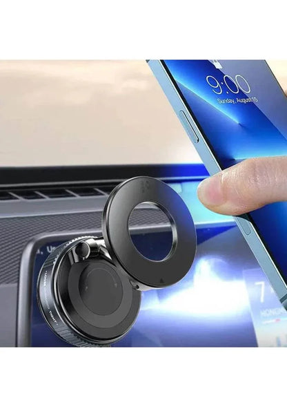 H520 vantuz emişli magnetik magsafeli telefon tutucu 360 derece döner ayarlanabilir açılı araç içi telefon tutucu