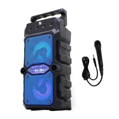 Mikrofonlu çift hoparlörlü ışıklı fm radio usb sd kart bluetooth hoparlör gts-1571