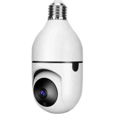 Wifi panorama camera mikrofonlu 360 derece döner led ışıklı gece görüşlü full hd ampul kamera - G1W
