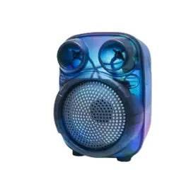 Gts-2166 rgb ışıklı 3 inç fm radio usb hafıza kart destekli 5W kablosuz Bluetooth hoparlör - H3J