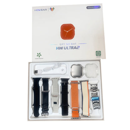 HW ultra2 49mm 7 kordonlu ve kılıflı yapay zeka destekli ios android uyumlu akıllı saat - A2R