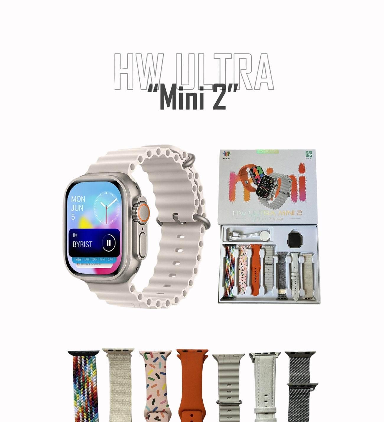 Hw mini2 41mm 1,75 inç chatgbt yapay zeka destekli 7 kordonlu akıllı saat