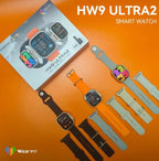 Hw9 ultra2 49mm amoled ekranlı 3 kordonlu ios android uyumlu akıllı saat