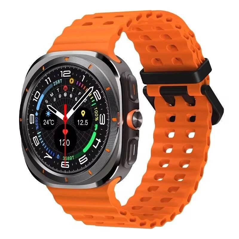 Hw6 pro plus amoled ekranlı 1gb ram 3 kordonlu ios android uyumlu akıllı saat