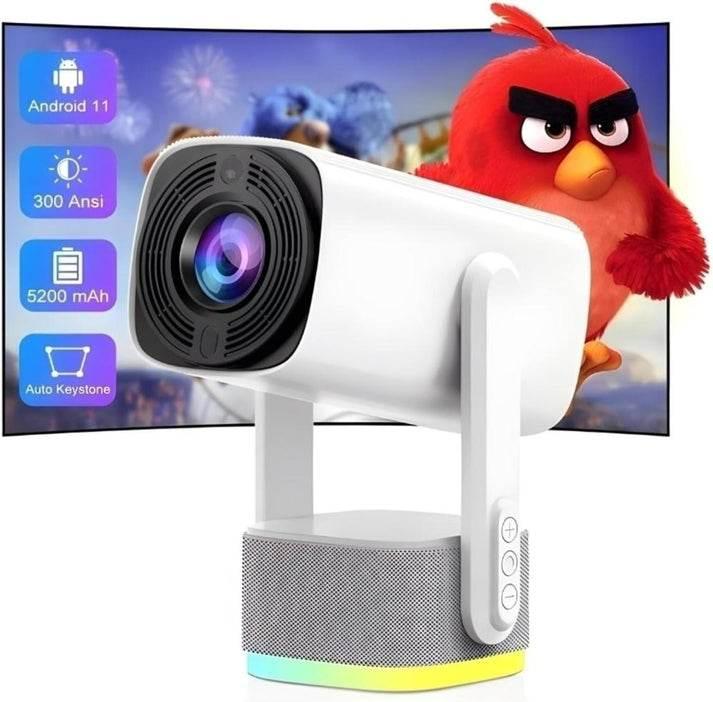 K2 Kablosuz Projektör Ultra HD, 4 Saat Şarj Kapasitesi, 300 ANSI, Wifi 6, Bluetooth 5,2, Android 11 - G5P