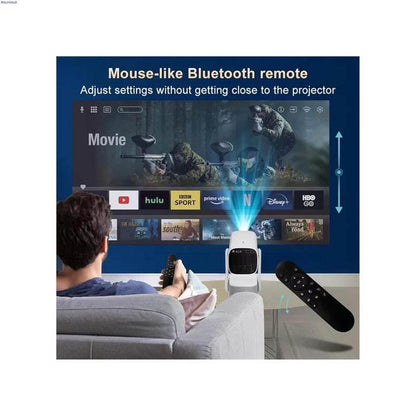 K2 Kablosuz Projektör Ultra HD, 4 Saat Şarj Kapasitesi, 300 ANSI, Wifi 6, Bluetooth 5,2, Android 11