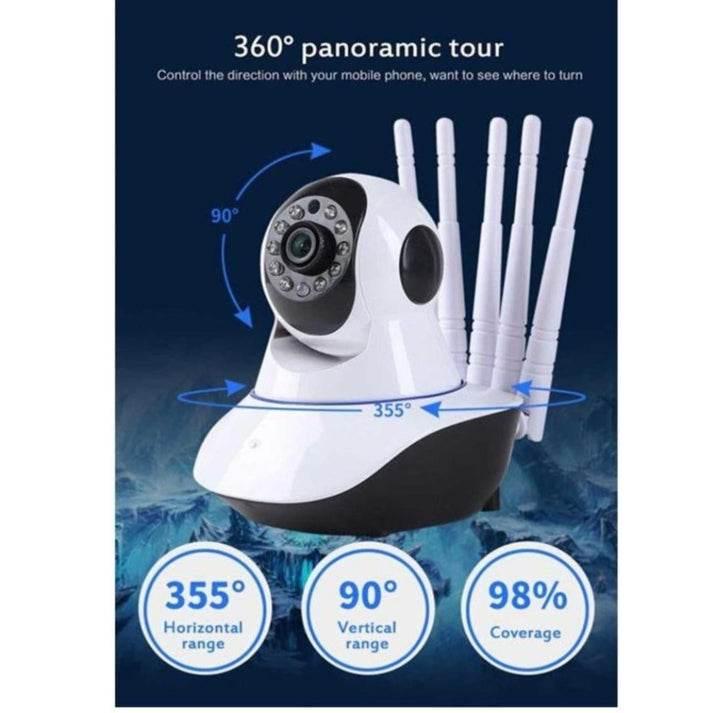 LF-Q6 5 antenli HD 360 derece döner wifi ip kamera
