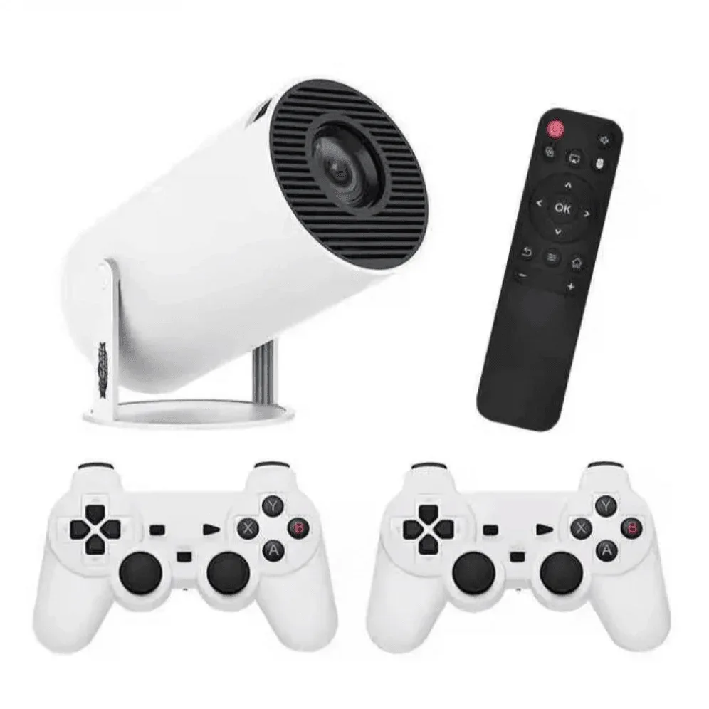 2,4G kablosuz game oyun projeksiyon çift kollu kumandalı youtube netflix destekliultra HD - G5X