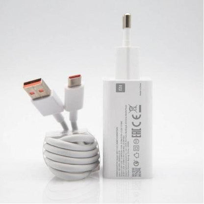 Xaomi 33w usb çıkışlı başlık ve usb typec kablo şarj seti