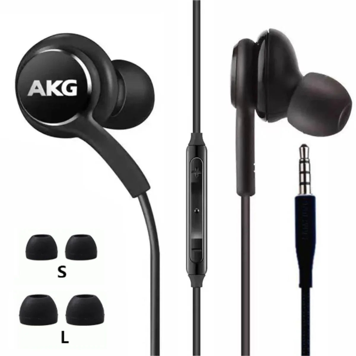 ( 10 adet ) akg 3,5mm jak girişli mikrofonlu kulak içi kablolu kulaklık