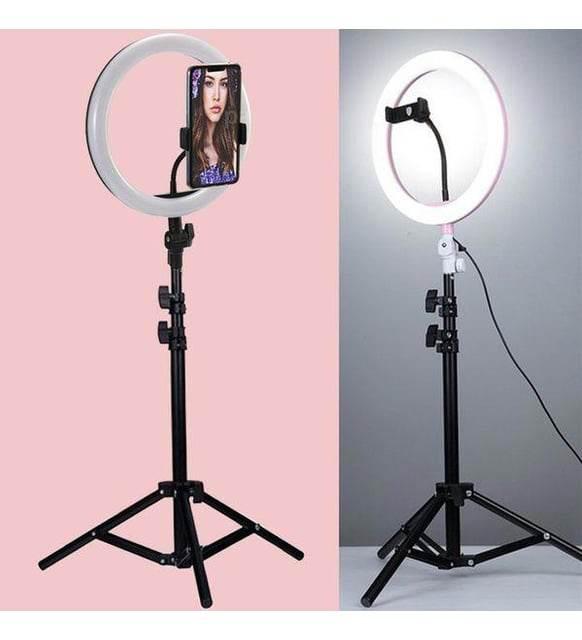 Ring fill light beyaz sarı selfie 26cm ışığı ayak dahil hx-260