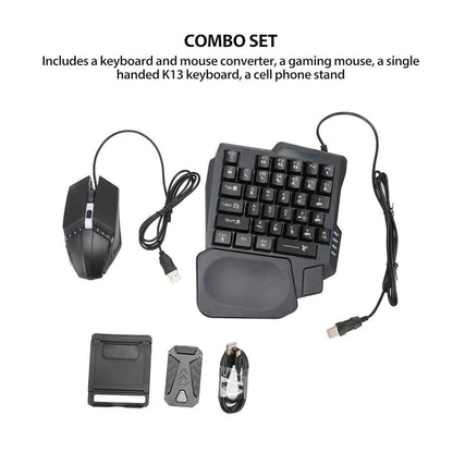 4'ü 1 arada mobile game combo set | mıx elıte+ kablosuz bağlantılı, yapay zeka destekli gamepad | pubg & tüm mobil oyunlar için uyumlu