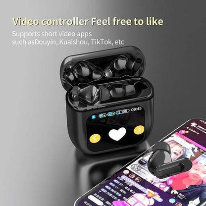 Se-60 bluetooth 5,4 kulak içi kablosuz kulaklık | anc & enc gürültü engelleme, dokunmatik ekran, pure bass ses teknolojisi