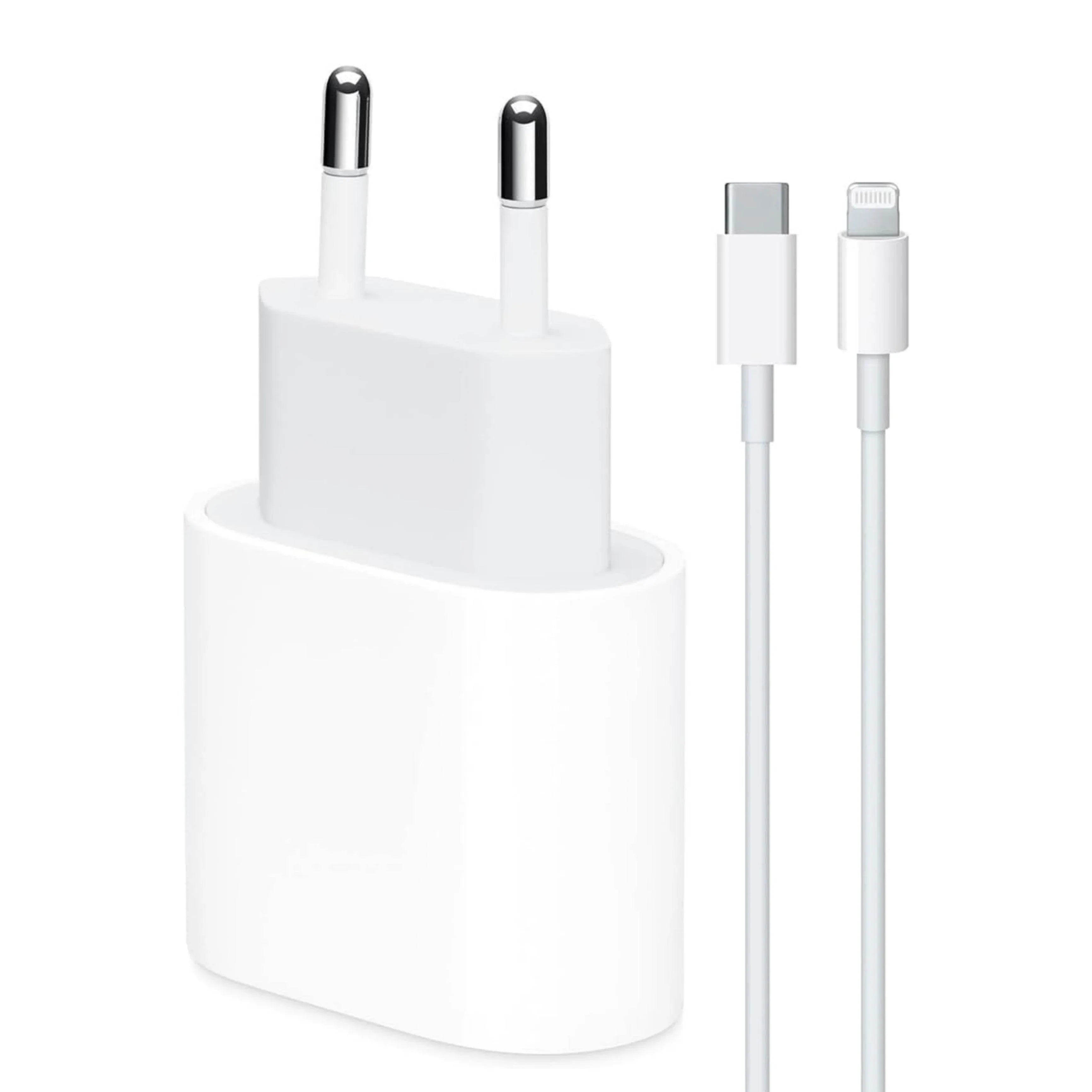 25w usbc adaptörü ve 1m usbc lightning pd kablo şarj seti - S2G