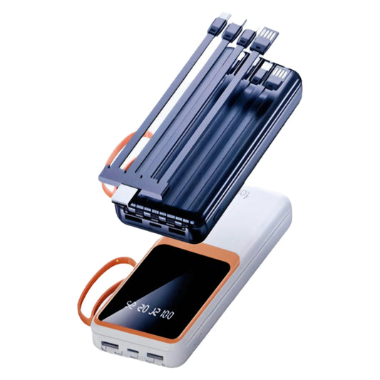 Forefo 20,000 mah powerbank | led seviye göstergeli | çift usb çıkışlı | yüksek hızlı şarj | taşınabilir şarj cihazı - P1İ