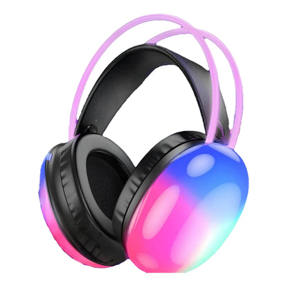 Disco pulse rgb ışıklı mikrofonlu anc 10saat pil ömürlü kafa üstü kulaklık pm860