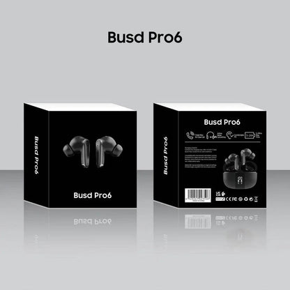 buds pro6 kulak içi 5,3v stereo mikrofonlu kulak içi dokunmatik bluetooth kulaklık