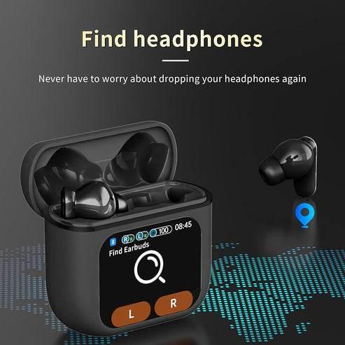Se-60 bluetooth 5,4 kulak içi kablosuz kulaklık | anc & enc gürültü engelleme, dokunmatik ekran, pure bass ses teknolojisi