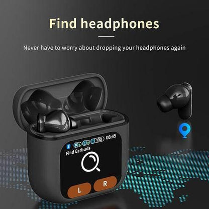 Se-60 bluetooth 5,4 kulak içi kablosuz kulaklık | anc & enc gürültü engelleme, dokunmatik ekran, pure bass ses teknolojisi