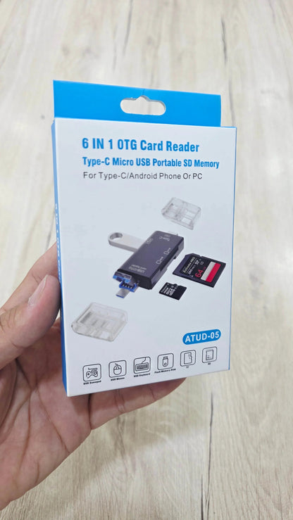 Usb/otg hub type-c - pc ve akıllı telefon uyumlu, çok fonksiyonlu kart okuyucu adaptör yd-40