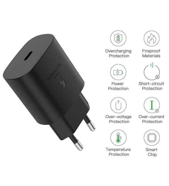 25w typeC çıkışlı süper hızlı şarj destekli adaptör başlık